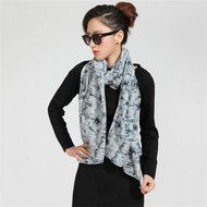 Banggood Women Voile Lightweight Scarf Multi-Pattern available