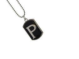 Storite Fashion "P"Locket/Nackless Metal Finish-Size 3X2Cm