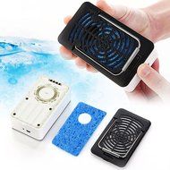 Portable Mini Handheld Personal Fan Air Conditioning Cooling Fan Travel Small USB Chargeable Bladeless No Leaf... N5