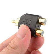 Cable Matters 5-Pack, Gold Plated 3-RCA Coupler N40