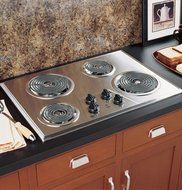 GE JP328SKSS 30 Electric Cooktop - Stainless Steel