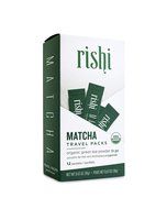 Rishi Tea Organic Matcha Japanese Green Tea Powder, 12 travel packets, 0.63 Ounces Box N4