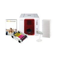 ID Card Maker - Evolis Zenius Classic Single-Side Printer + Supplies