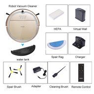 Haier Robot Vacuum Cleaner Floor Cleaner with Self Charging and Wet Mop with Remote Control Blue N17