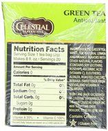 Celestial Seasonings Decaf Mint Green Tea, 20 Count (Pack of 6) N35