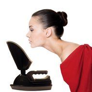 Iron Power Steam Pro ; Great for Travel &amp; Includes Facial Steaming N2
