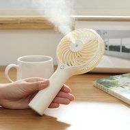 Welltop Handheld USB Mini Misting Cooling Fan Humidifier Color Fan Water Spray Fan Rechargeable Portable Mist... N9