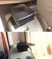 Vinmax 12V Car Portable Ceramic Heating Cooling Heater Fan Defroster Demister N2