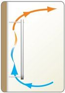 Eco-heater NA400S Wall-Mounted Ceramic Convection Heater N2
