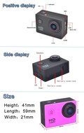 Action Camera A1 SJ4000 Full hd 1080P Mini Cam 30M Waterproof Camcorder go Extreme Outdoor DVR pro Sports Camera...
