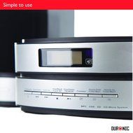 Duronic RCD144 Micro Hi-Fi Audio System with CD/MP3 CD/USB/AM/FM Radio/SD Card/Remote Control/AUX N2