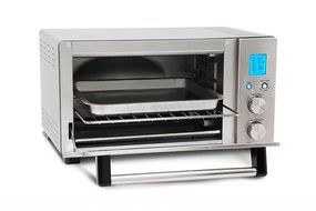 Elite Platinum ETO-1231 Maxi-Matic 6-Slice Programmable Countertop Convection Oven, Silver/Black