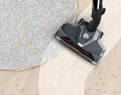 Dirt Devil SD40055B Dash Multi Power Carpet and Hard Floor Cyclonic Canister with Swipes - Corded N5