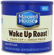 Maxwell House Ground Coffee Canister, Wake Up Roast, 30.65 Ounce N22