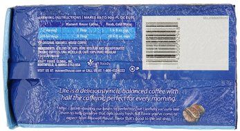 Maxwell House Ground Coffee Canister, Wake Up Roast, 30.65 Ounce N45