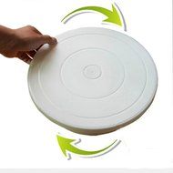 CAKE STAND. White Cake Stand 28 cm, Cake Rotating Stand, Cake Revolving Stand, Cake Decorating Turntable. Cake...