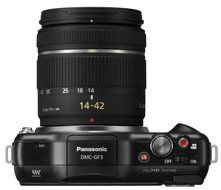 Panasonic Lumix DMC-GF3KW 12 MP Micro 4/3 Compact System Camera with 3-Inch Touch-Screen LCD and 14-42mm Zoom... N2