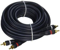 iMBAPrice&reg; PREMIUM 6-Feet Audio Stereo Cable 22AWG Gold Plated 2 RCA M/M Plug Cable 2 M N2