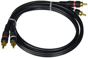 iMBAPrice&reg; PREMIUM 6-Feet Audio Stereo Cable 22AWG Gold Plated 2 RCA M/M Plug Cable 2 M N3