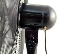 Air King 9124 24-Inch 1/4-Horsepower Industrial Grade Pedestal Fan with 5,130-CFM, Black Finish N3