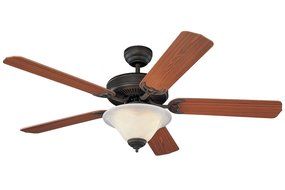 Monte Carlo 5HS52RBD-L, Homeowner Deluxe Ceiling Fan, 52", Roman Bronze