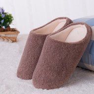 AutumnFall Women Soft Warm Indoor Candy Colors Cotton Slippers Home Anti-slip Shoes (40, Pink) N32