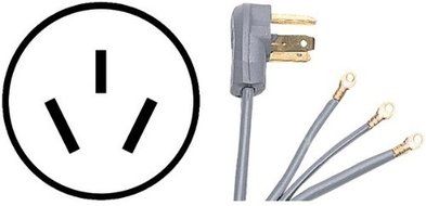 Range Cord 40A/5'/3W/C- - Case Pack 2 SKU-PAS752707