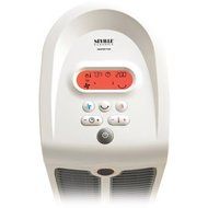 Dual System Tower UltraSlimline Heater Fan, Double Grill Design, LCD Readout, 1450 RPM, Super Conductive Heating... N5