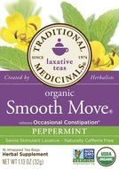 Traditional Medicinals Organic Smooth Move Peppermint Tea, 16 Tea Bags N5