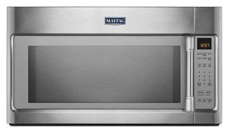 2.0 Cu. Ft. 1000W Over-the-Range Microwave with Sensor Cooking Finish: Stainless Steel by Maytag