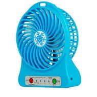 O-Best Batteries/USB Powered Portable Mini Air Conditioning Fan Chargeable Hand-held No Leaf Fan Air Conditioner... N20