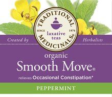 Traditional Medicinals Organic Smooth Move Peppermint Tea, 16 Tea Bags N8