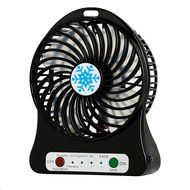 O-Best Batteries/USB Powered Portable Mini Air Conditioning Fan Chargeable Hand-held No Leaf Fan Air Conditioner... N23