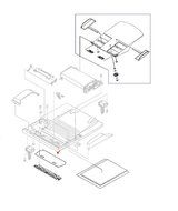 HP RB2-8793-030CN Clear Mylar sheet film guide