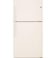GE GTE21GTHCC 21.2 Cu. Ft. Bisque Top Freezer Refrigerator - Energy Star