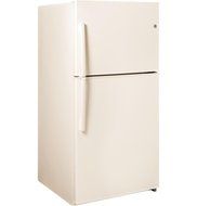 GE GTE21GTHCC 21.2 Cu. Ft. Bisque Top Freezer Refrigerator - Energy Star N2