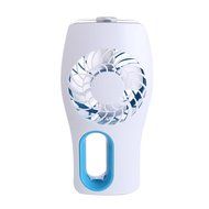 MADKING Portable Handheld Mini Fan with Mist Humidifier Battery Powered Personal Fan USB Rechargeable, Blue N2