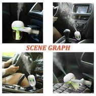 IPUIS Car Air Humidifier with USB Changer Port Aromatherapy Essential Oil Aroma Diffuser Air Purify Car charger... N20