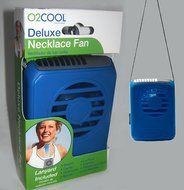 Hot Flash and Menopause Personal NECKLACE FAN (Blue)