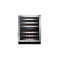 Summit Commercial SWC530LBISTADA ADA Compliant Dual Temp Zone Reach-In Wine Refrigerator,