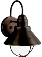 9022OZ Seaside 1LT 12IN Exterior Wall Mount, Olde Bronze Finish by Kichler