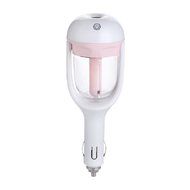 Generic Functional Auto Mini Car Humidifier Air Purifier Freshener Travel Car Portable (pink) N9