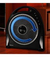 Remote Control Power Fan Special Designed Motor, Blade and Grill Rotates, Timer, 3 Speed and Sleep Breeze Settings N4