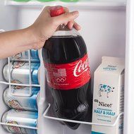 Commercial Cool CCRD32B 3.2 Cu.Ft. Compact Double Door Fridge with True Freezer and R600a Refrigerant, Black N2
