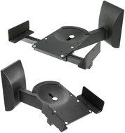 VIVO Dual Pair Adjustable Wall Mounting Surround Sound Speaker Mounts Clamp Style w/ Tilt &amp; Swivel (MOUNT-SP201)