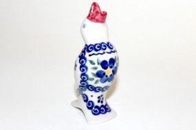 Polish Pottery Spring Blossom Pie Bird