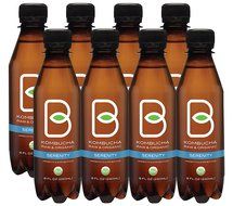 B-tea Kombucha Raw Organic Tea, Only 2g of Sugar, Probiotics and Prebiotic, Promotes Healthy Weight Loss, Kosher...