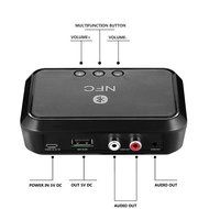 YETOR Bluetooth 4.0 Music Receiver, NFC-enabled Bluetooth Audio Receiver Adapter for Home Stereo Sound System,...