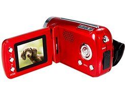 DV139 1.8 Inch TFT Screen 12.0MP Mini HD DV Digital Video Camera 4X Digital Zoom with Microphone (Red)