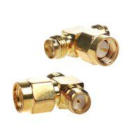 BCP 2PCS SMA Male to 2 SMA Female Triple T RF Coaxial Coax Adapter Connector 3 Way Splitter